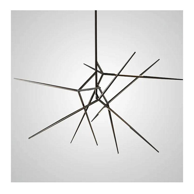 Люстра FLASK Black Глянцевый черный в Челябинске | Loft Concept 