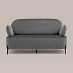 Диван в велюровой обивке серого цвета COLOR BLOCK варинант исполнения - 3 | Loft Concept в Челябинске