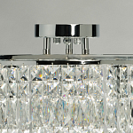 Потолочный светильник круглый с прозрачными подвесками Lunet варинант исполнения - 17 | Loft Concept в Челябинске