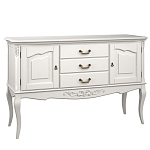 Консоль белая из массива бука с ящиками в стиле прованс White Provence варинант исполнения - 2 | Loft Concept в Челябинске