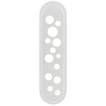 Бра белое овальной формы White Holes варинант исполнения - 2 | Loft Concept в Челябинске