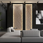 Гипсовая 3D панель с принтографией PM-50 варинант исполнения - 5 | Loft Concept в Челябинске