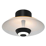 Бра с круглым белым плафоном и черной центральной деталью Natural Harmonie  варинант исполнения - 1 | Loft Concept в Челябинске