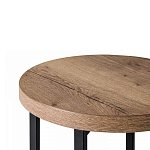 Стол журнальный круглый в стиле лофт Urban Style Space варинант исполнения - 2 | Loft Concept в Челябинске