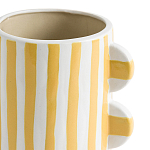 Ваза из фаянса Brighter than the Stars жёлтая полоска варинант исполнения - 2 | Loft Concept в Челябинске