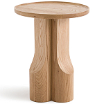 Приставной столик из массива дерева Walnut Triple варинант исполнения - 2 | Loft Concept в Челябинске