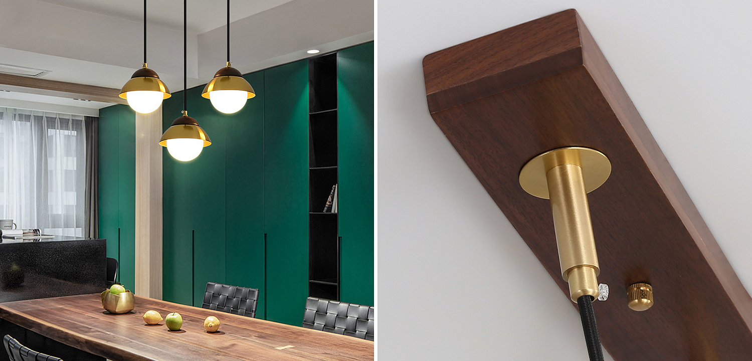 Линейный светильник Roch Linear Pendant Wooden Eco Light Линейный светильник Roch Linear Pendant Wooden Eco Light - Loft-Concept в Челябинске
