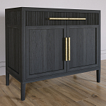 Буфет Primo с двумя ящиками и двумя фасадами Черный дуб варинант исполнения - 3 | Loft Concept в Челябинске