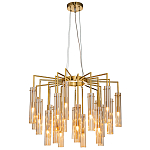 Люстра со стеклянными цилиндрическими плафонами Luminous Cylinders Amber варинант исполнения - 5 | Loft Concept в Челябинске