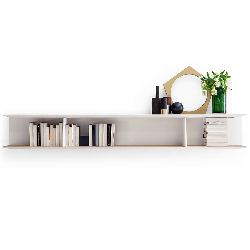 Дизайнерская подвесная полка Gio Ponti D.355.1 - D.355.2 Hanging Bookcase Белый Древесина Дизайнерская подвесная полка Gio Ponti D.355.1 - D.355.2 Hanging Bookcase Белый Древесина в Челябинске | Loft Concept
