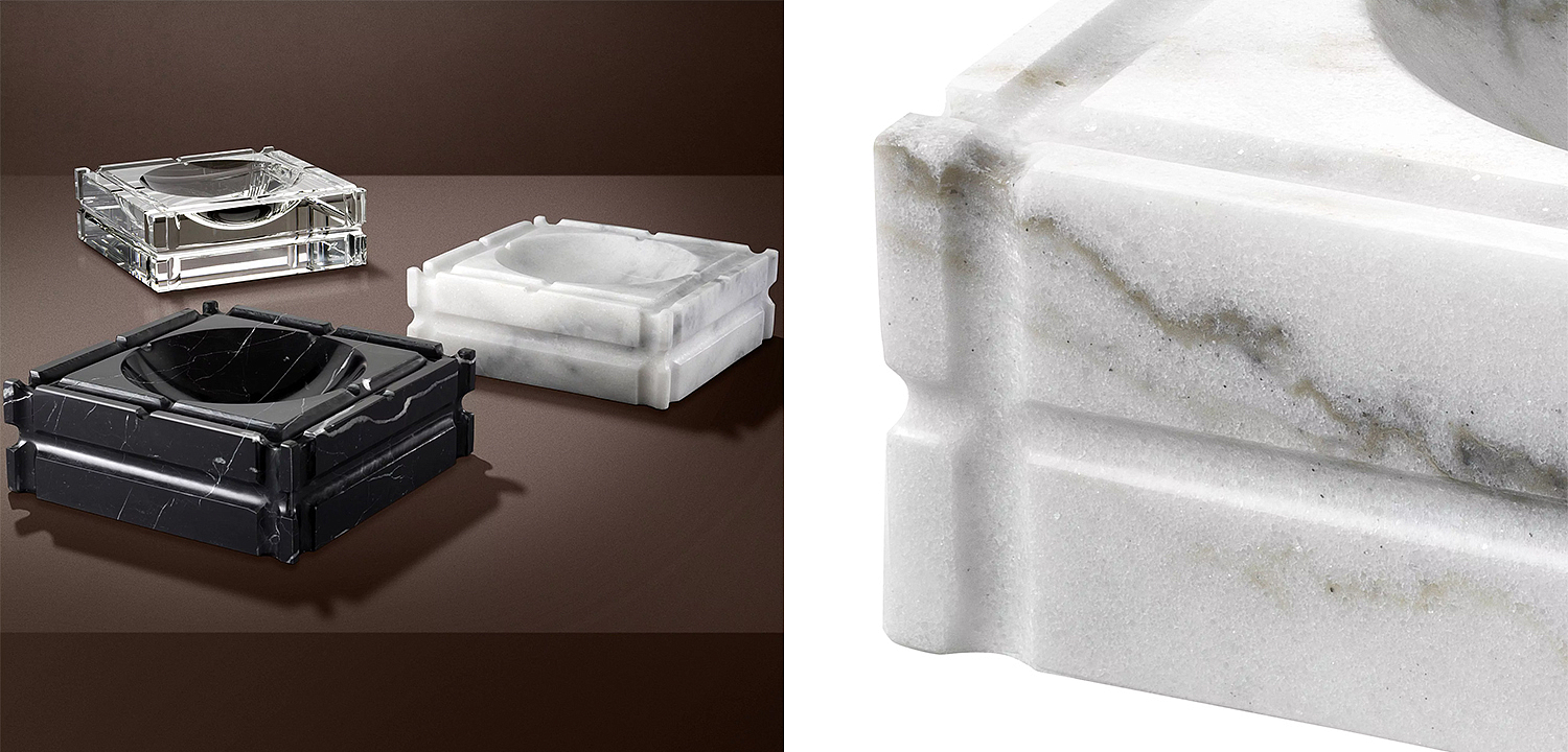 Пепельница Eichholtz Ashtray Nestor White Пепельница Eichholtz Ashtray Nestor White - Loft-Concept в Челябинске