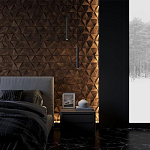 Гипсовая 3D панель с принтографией PM-50 варинант исполнения - 3 | Loft Concept в Челябинске