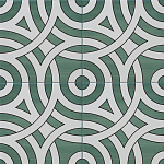 Дизайнерская плитка с узором Петли варинант исполнения - 1 | Loft Concept в Челябинске