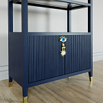 Стеллаж со стеклянными полками Elsa Dreams Blue варинант исполнения - 2 | Loft Concept в Челябинске