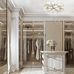 Потолочная люстра круглая ветвистыми бронзовыми элементами и стеклянными рифлеными дисками Textured Glass Chandelier варинант исполнения - 7 | Loft Concept в Челябинске