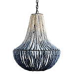 Люстра каплевидной формы украшенная круглыми бусинами Gradient Chandelier Blue White варинант исполнения - 2 | Loft Concept в Челябинске