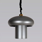 Подвесной светильник с серым металлическим плафоном Capability варинант исполнения - 1 | Loft Concept в Челябинске
