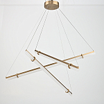 Светодиодная люстра Trumpet Tube Brass 107 варинант исполнения - 4 | Loft Concept в Челябинске