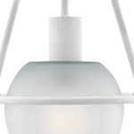 Бра белое с матовым стеклянным плафоном в форме шара White Lighthouse варинант исполнения - 1 | Loft Concept в Челябинске