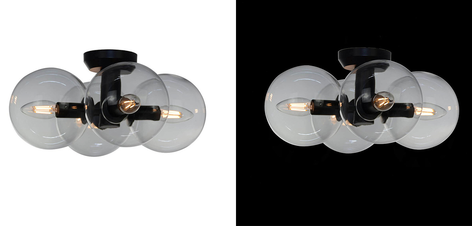 Потолочный светильник Modo 4 Globes Ceiling Lamp 30 Потолочный светильник Modo 4 Globes Ceiling Lamp 30 - Loft-Concept в Челябинске
