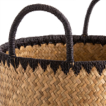 Плетеная корзина для белья с ручками Nyimbo Wicker Basket варинант исполнения - 3 | Loft Concept в Челябинске