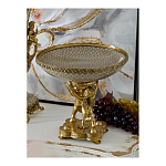 Чаша фарфоровая на двух бронзовых ангелах Eden Garden варинант исполнения - 3 | Loft Concept в Челябинске