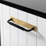 Черно-белый распашной комод Accordo варинант исполнения - 6 | Loft Concept в Челябинске