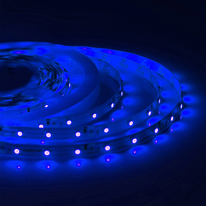 Светодиодная влагозащищенная лента 4,8W/m 60LED/m 3528SMD синий 5M