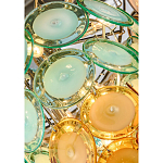 Люстра конусовидная с каскадом из разноцветных круглых подвесов Key Lustar варинант исполнения - 1 | Loft Concept в Челябинске