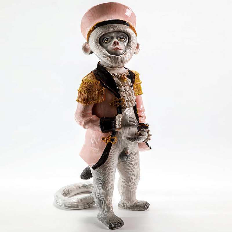 Статуэтка Обезьяна в Костюме Monkey in Coattails Sculpture Серый Розовый Статуэтка Обезьяна в Костюме Monkey in Coattails Sculpture Серый Розовый в Челябинске | Loft Concept