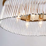 Люстра подвесная овальная со стеклянными трубками Длина 100 см Nembus варинант исполнения - 5 | Loft Concept в Челябинске