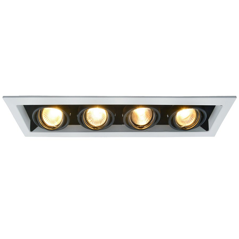 Спот Pointer 4 White and Black spot Белый Черный Спот Pointer 4 White and Black spot Белый Черный в Челябинске | Loft Concept