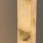 Торшер геометрический с тремя мраморными плафонами Marble Tripod варинант исполнения - 10 | Loft Concept в Челябинске