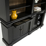 Витрина из массива сосны Sterling Showcase Black варинант исполнения - 5 | Loft Concept в Челябинске