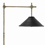 Торшер с черным абажуром в форме конуса Сoncord варинант исполнения - 1 | Loft Concept в Челябинске