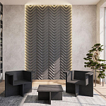 Гипсовая 3D Панель LOVE SPRUCE варинант исполнения - 1 | Loft Concept в Челябинске