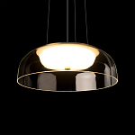 Подвесной светильник  с плоским прозрачным стеклянным плафоном Grada Light варинант исполнения - 8 | Loft Concept в Челябинске