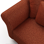 Мебельная ткань Шенилл терракотовый цвет 138 см T4-44 варинант исполнения - 3 | Loft Concept в Челябинске