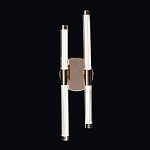 Бра с круглым основанием золотого цвета и двумя вертикальными плафонами Hex Scaffold варинант исполнения - 2 | Loft Concept в Челябинске