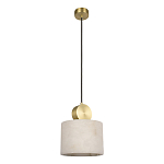 Подвесной светильник с круглым мраморным плафоном Marble square варинант исполнения - 1 | Loft Concept в Челябинске