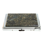 Портсигар на 10 сигарет с газовой зажигалкой из натурального камня Лабрадор Stone Cigarettes Cases варинант исполнения - 5 | Loft Concept в Челябинске