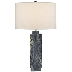 Настольная лампа с корпусом из серого мрамора Breathtaking View варинант исполнения - 3 | Loft Concept в Челябинске