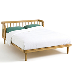 Кровать из массива дуба с пружинным блоком Mateta варинант исполнения - 1 | Loft Concept в Челябинске