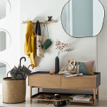 Плетеная корзина для белья с ручками Nyimbo Wicker Basket варинант исполнения - 4 | Loft Concept в Челябинске