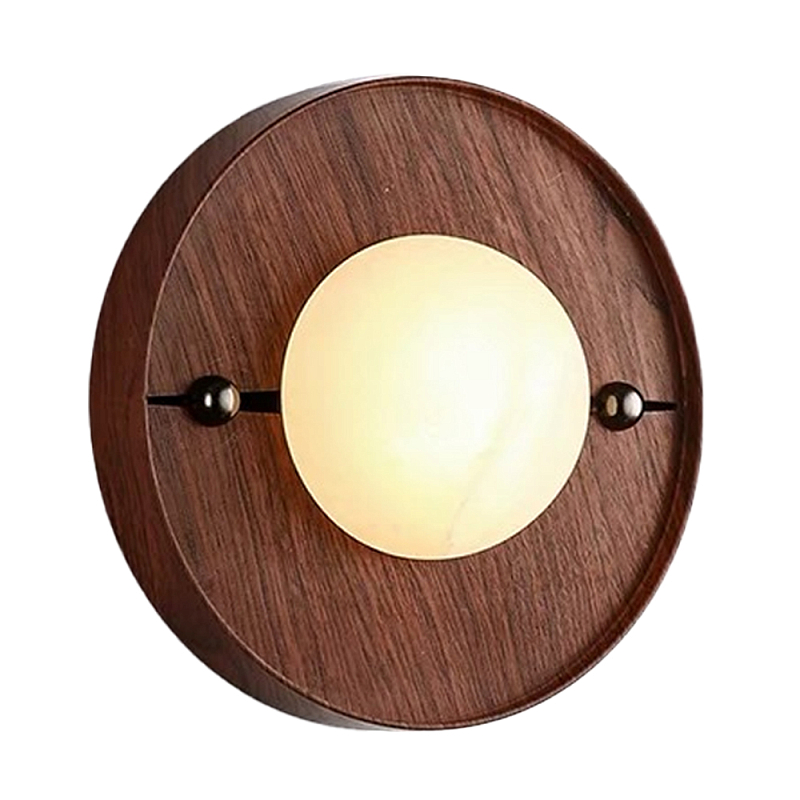Бра потолочный кругый Ceiling Wooden Lamp Коричневый Бра потолочный кругый Ceiling Wooden Lamp Коричневый в Челябинске | Loft Concept