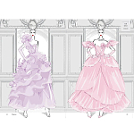 Megan Hess. Elegance варинант исполнения - 2 | Loft Concept в Челябинске