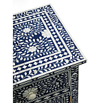 Комод инкрустация костью ORIENTAL Indian синий орнамент варинант исполнения - 4 | Loft Concept в Челябинске
