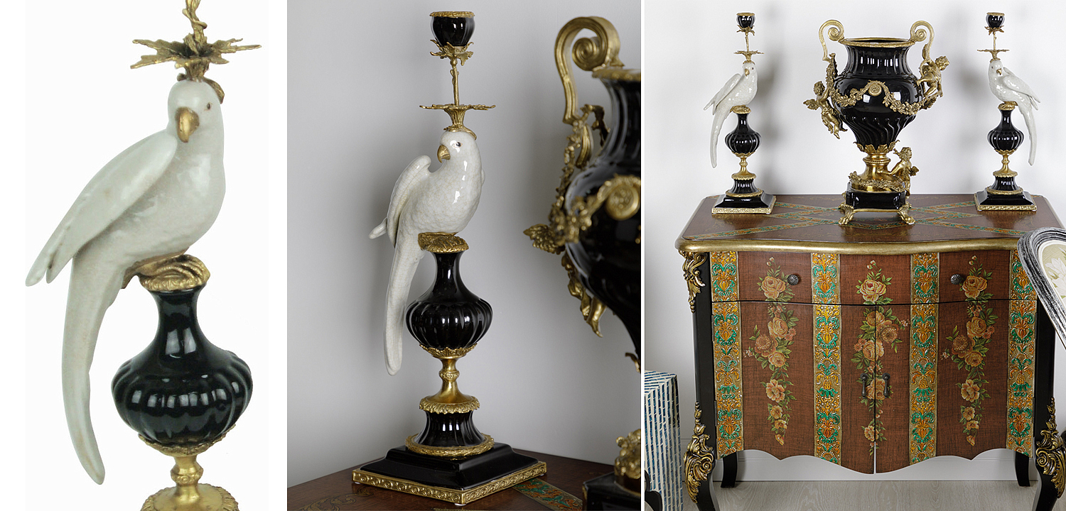Подсвечник White Parrot Подсвечник White Parrot - Loft-Concept в Челябинске