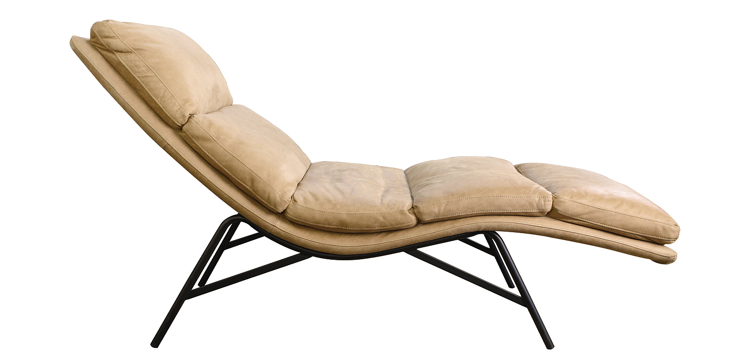 Кушетка Aimeric Leather Chaise Longue Кушетка Aimeric Leather Chaise Longue - Loft-Concept в Челябинске