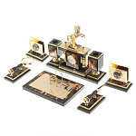 Настольный письменный набор из яшмы и долерита с декором в виде коня Manager Organizer варинант исполнения - 3 | Loft Concept в Челябинске